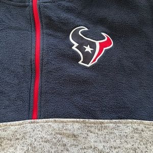 Mens Houston Texans 3/4 zip